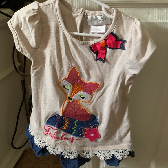 Other - Colorful Fox Size 5 Toddler Set